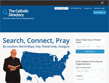 Tablet Screenshot of catholicdirectory.com